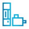 Blue pictogram shows the ctrlX DRIVE icon.