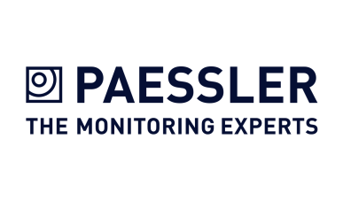 Logo der Firma Paessler, The Monitoring Experts